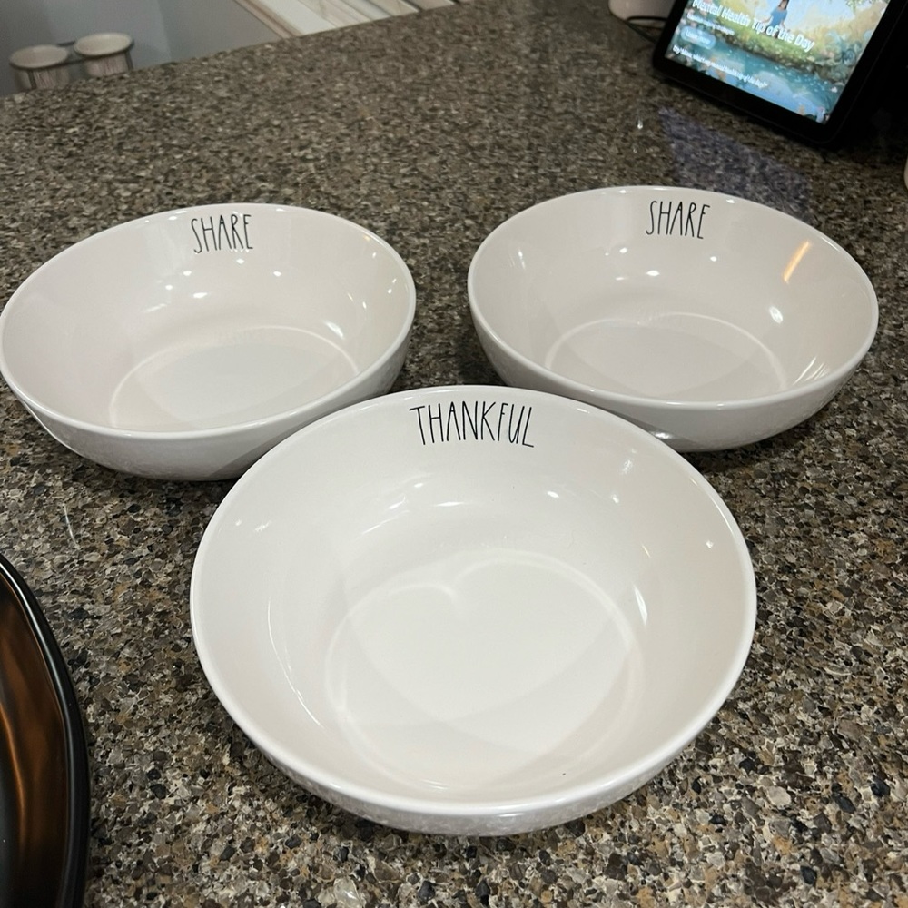 Rae Dunn Serving Bowls